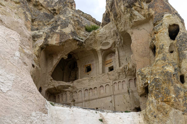 Medieval Basarbovo Rock Monastery dedicated to Saint Dimitar Basarbowski, Ruse Region, Bulgaria