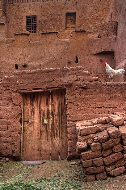 details of architecture of a moroccan casbah