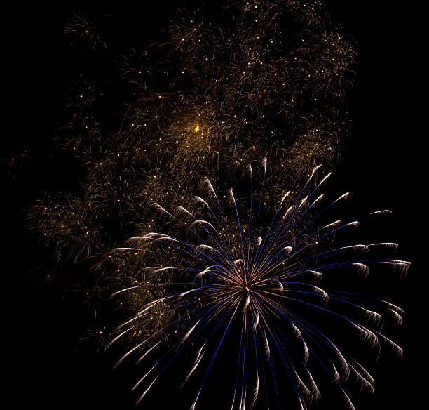 Abstract Fireworks stock photo
