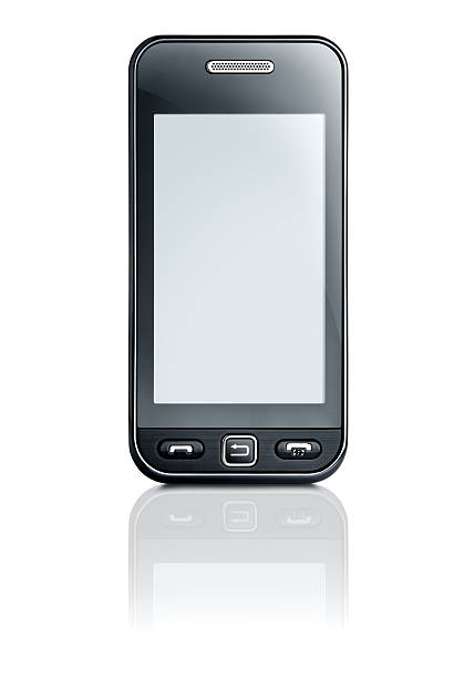 touchscreen phone stock photo