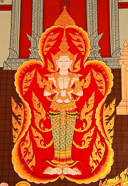 istock Traditional Thai style painting art 156198039