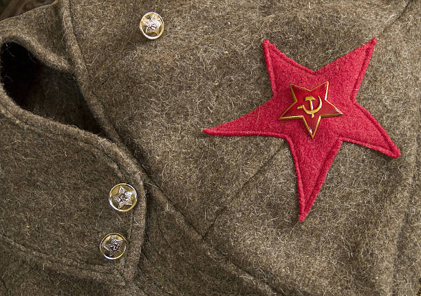 소련 균일한 - red star 뉴스 사진 이미지