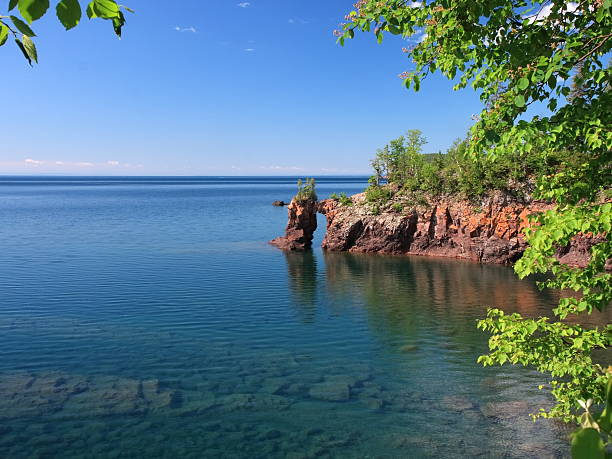 istock Lake Superior and natural arch 156198817