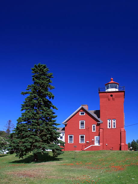 istock Lighthouse in the town of Two Harbors 156198921