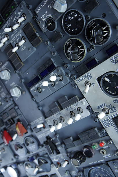 istock Airplane switches and guages 156198957
