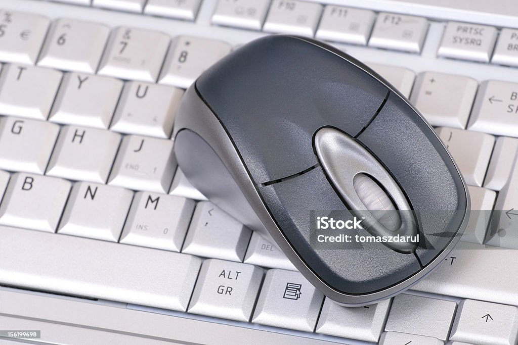 Maus auf Tastatur - Lizenzfrei Accessoires Stock-Foto