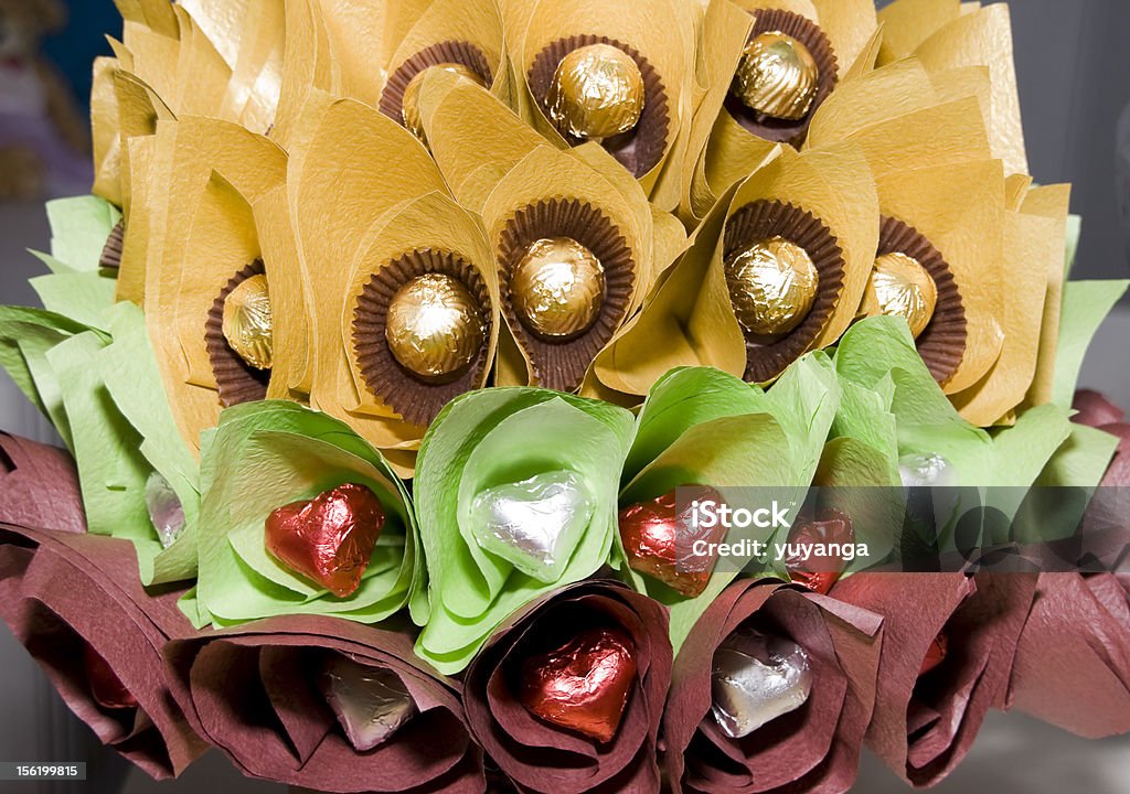 Chocolate Bouquet a beautiful chocolate wedding bouquet Beauty Stock Photo