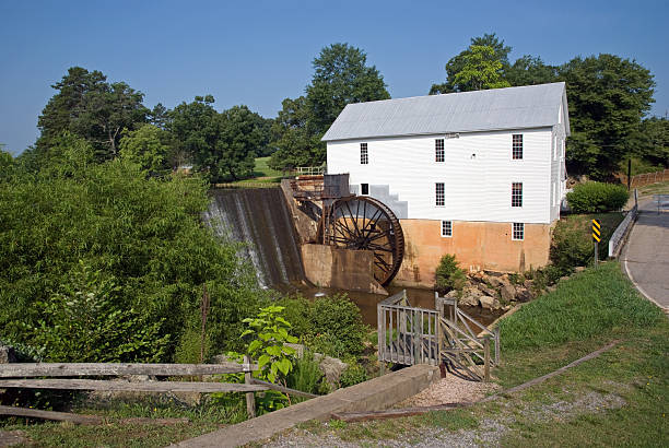 istock Grist Mill and Water Wheel 156200110