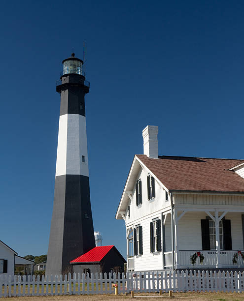 istock Tybee Island Lighthouse with Farmhouse 156200231