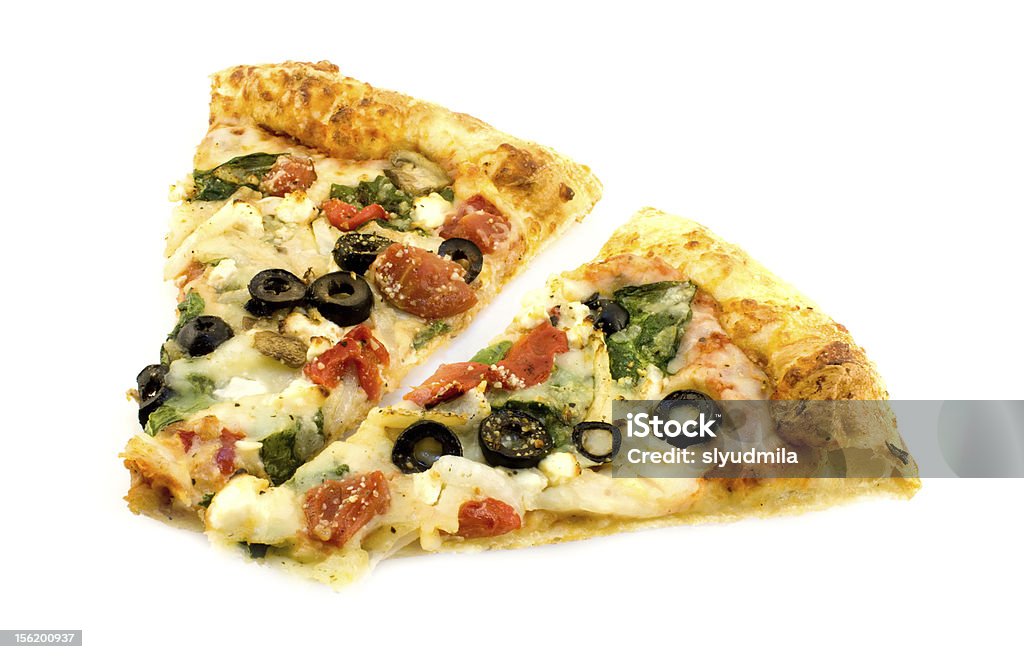 Deliciosa pizza de vegetales - Foto de stock de Aceituna libre de derechos