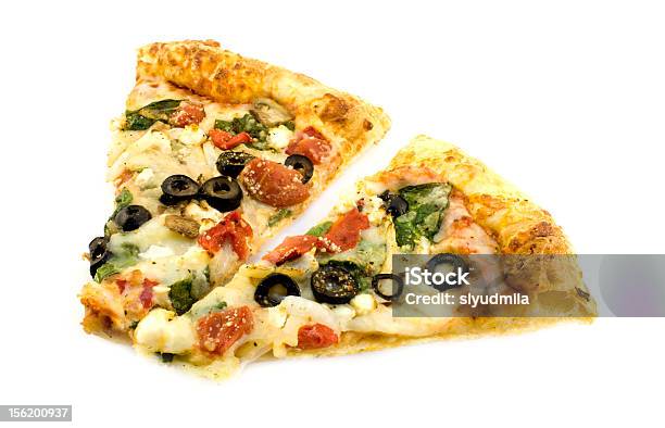 Deliciosa Pizza Legumes - Fotografias de stock e mais imagens de Alimentação Não-saudável - Alimentação Não-saudável, Almoço, Amarelo