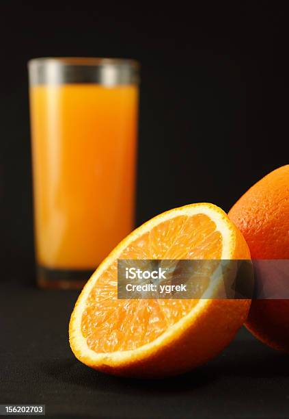 Orange Juice Stock Photo - Download Image Now - Backgrounds, Black Color, Citrus Fruit