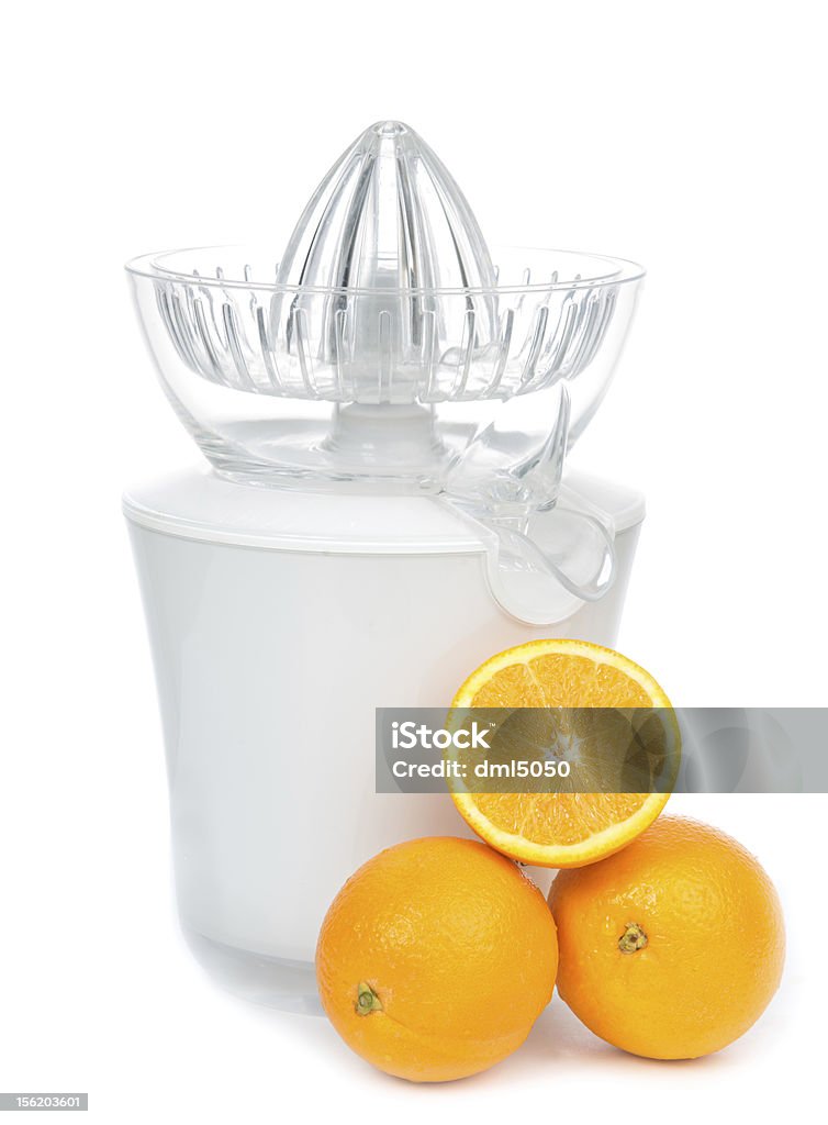 Preparar con exprimidor de jugo de naranja fresco - Foto de stock de Alimento libre de derechos