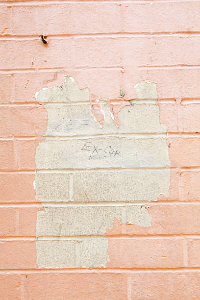 istock XXXL Full Frame Painted Brick Wall Peeling Paint Cop 156203857