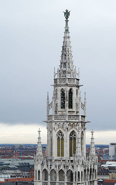 Top of Rathaus stock photo