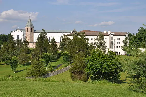 Abbey of Our Lady of Gethsemani monastery in Kentucky, where Thomas Merton lived