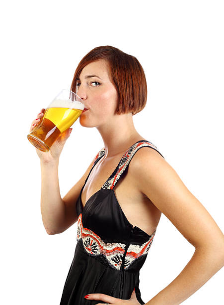 drinking beer