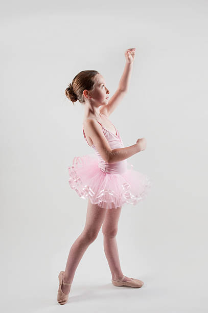istock young girl practicing ballet in a pink tutu 156206102