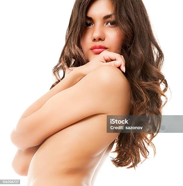 Brunette Foto de stock y más banco de imágenes de Adulto - Adulto, Adulto joven, Belleza