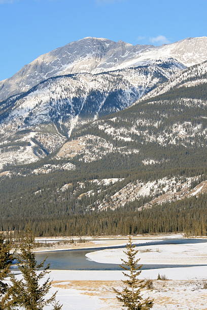 istock jasper national park in winter, canada 156206827