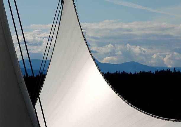 Vancouver sails stock photo
