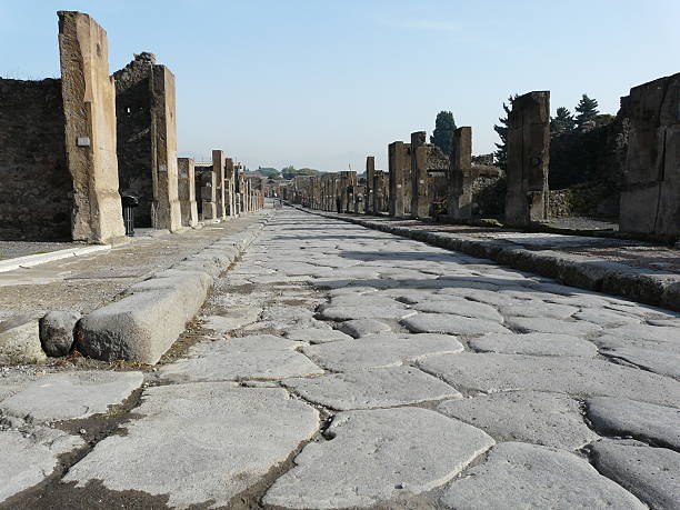 istock Main street at Pompeii, Italy 156207572