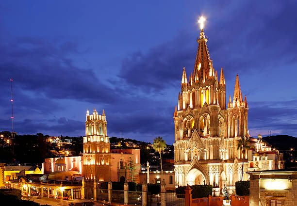 san miguel de allende - san miguel foto e immagini stock