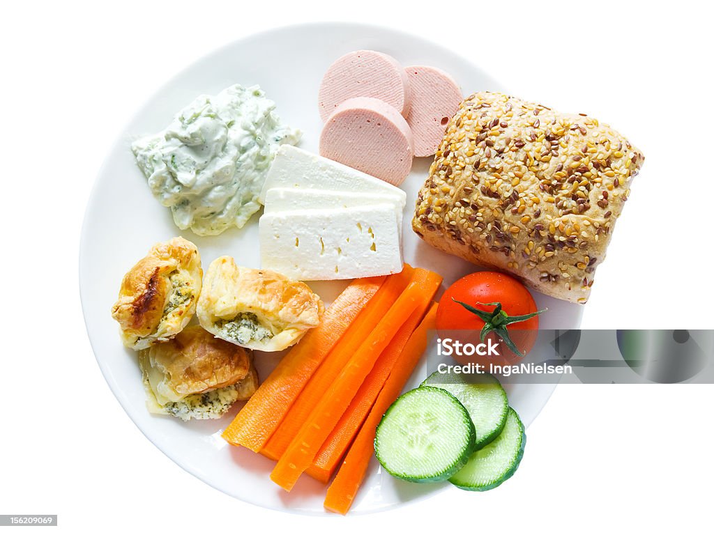 Placa con refrigerios - Foto de stock de Alimento libre de derechos