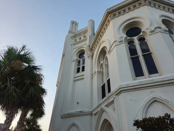 istock White Building In Galveston Texas With Classic Architectural Features 1562100479