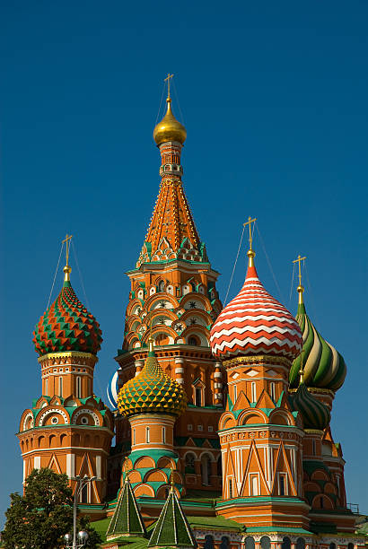 Moscow. Saint Basil's Cathedral stock photo
