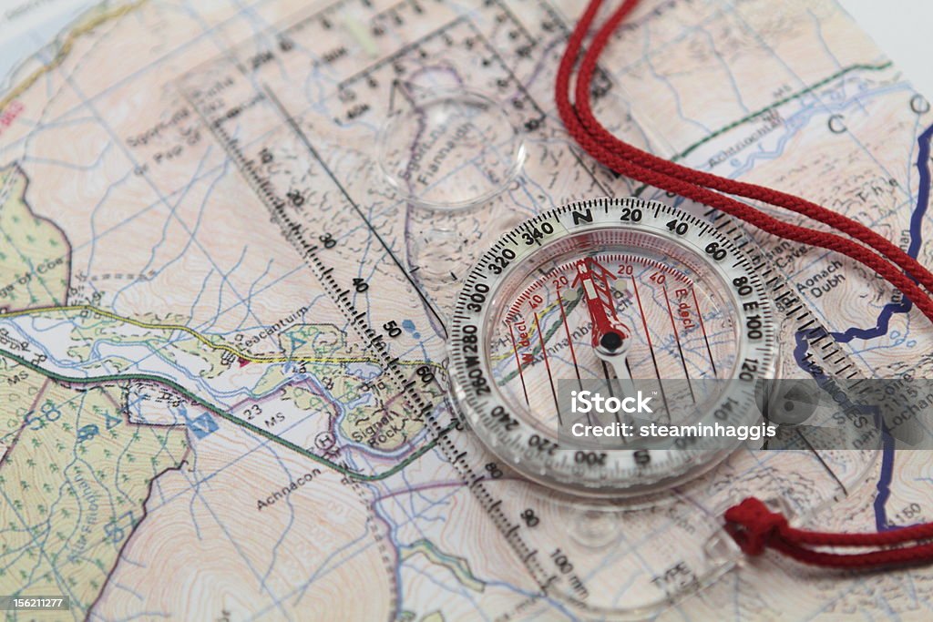 Mapping Compass Jpg File Map Compass Stock Photo - Download Image Now - Cartography, Chart ...