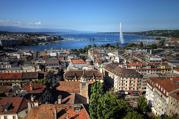 istock Geneva aerial, Switzerland 156211370