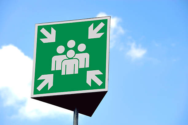 istock Sign for meeting point 156211417