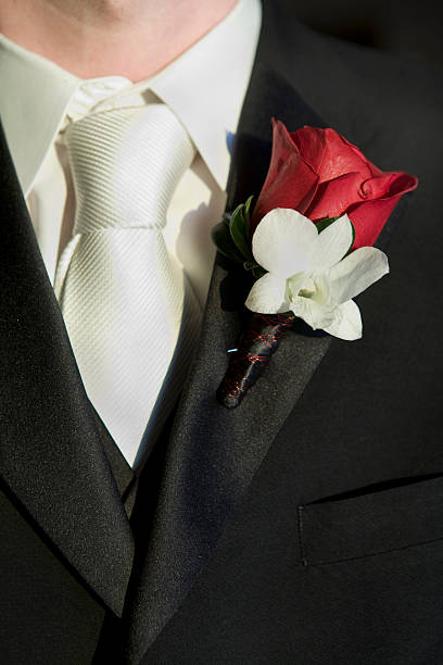 istock Necktie and Boutonniere, 156211451