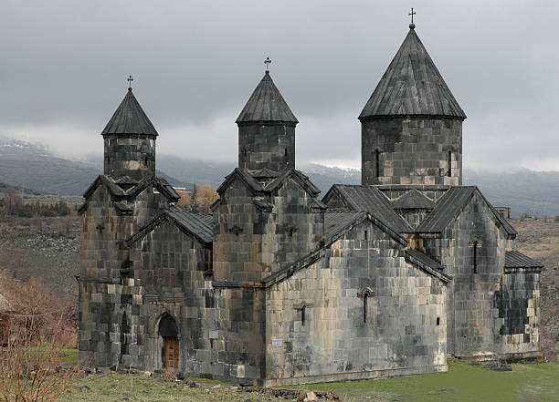 Church Dgher, 13th century, Armenia stock photo