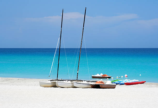 istock Watersports boats in a beach 156211720