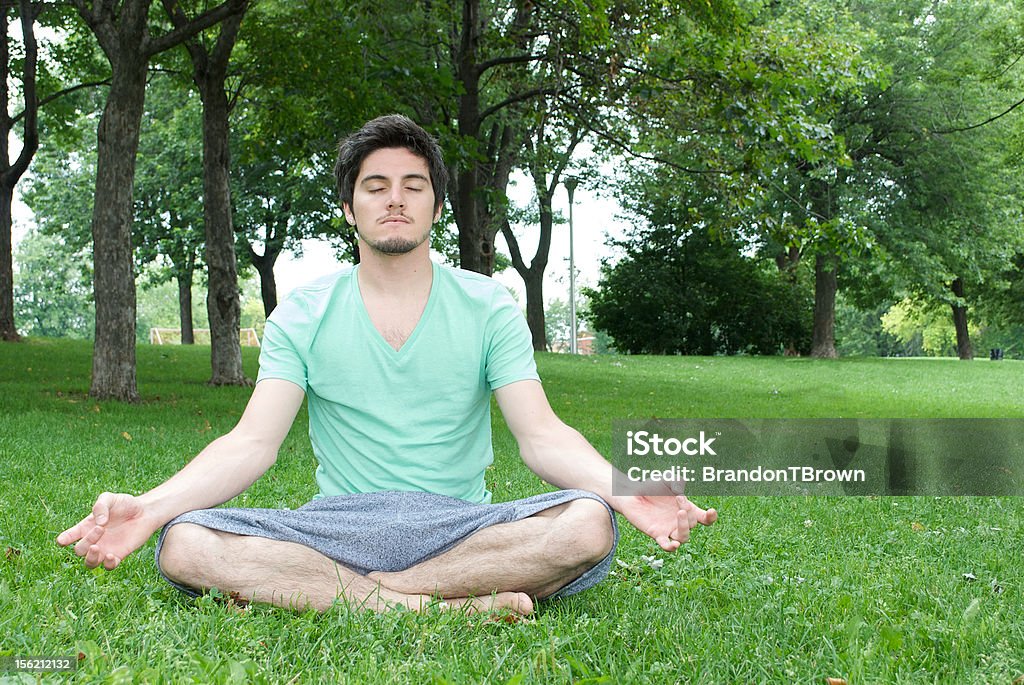 Meditar jovem - Royalty-free 20-29 Anos Foto de stock