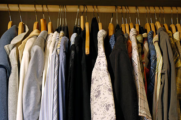 istock Row of clothes 156213181