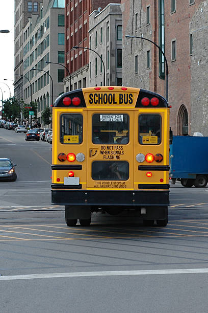 istock school bus in urban environment 156213602