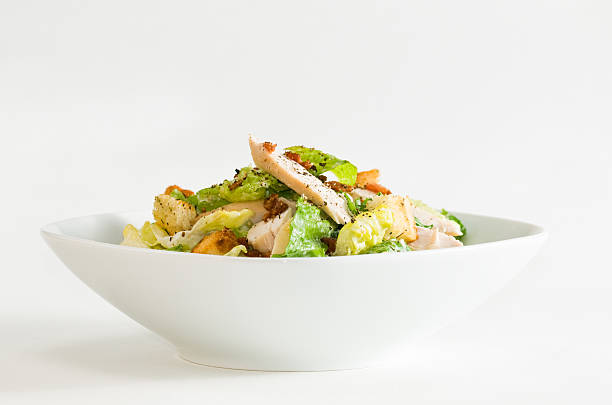 Chicken Caesar Salad stock photo