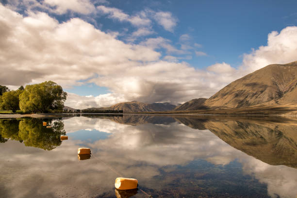 istock Ashburton lakes scenery in Hakatere conservation park 1562141452