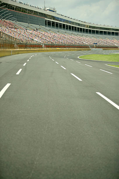 istock Stock Car Race track 156214586