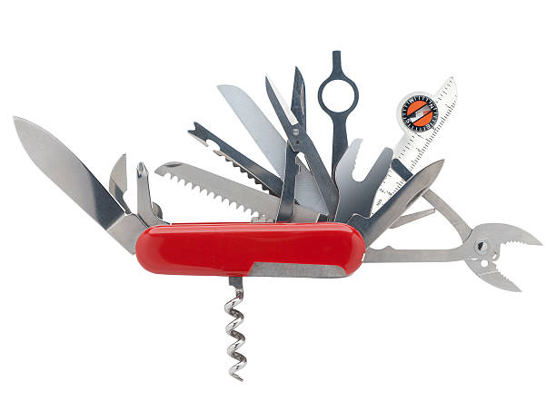 istock Swiss army knife, isolated 156214793