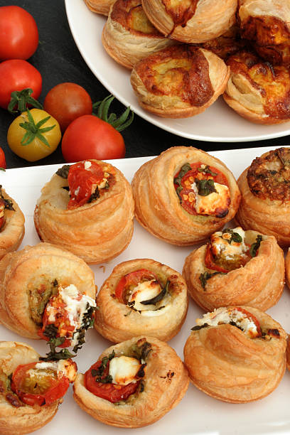 tomato and goats cheese tarts