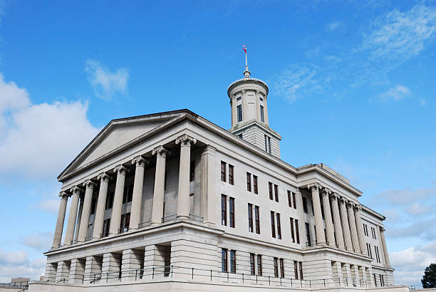 capitole du tennessee - tennessee nashville capital government photos et images de collection