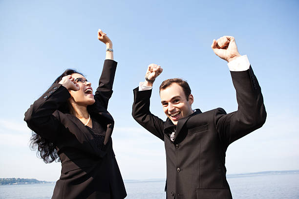 istock Happy business people 156216905
