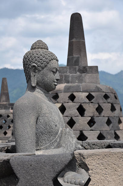 Borobudur Buddha - foto stock