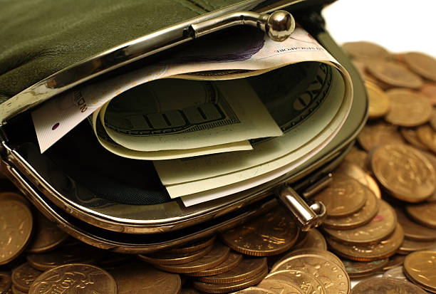 istock Purse with money 156217400