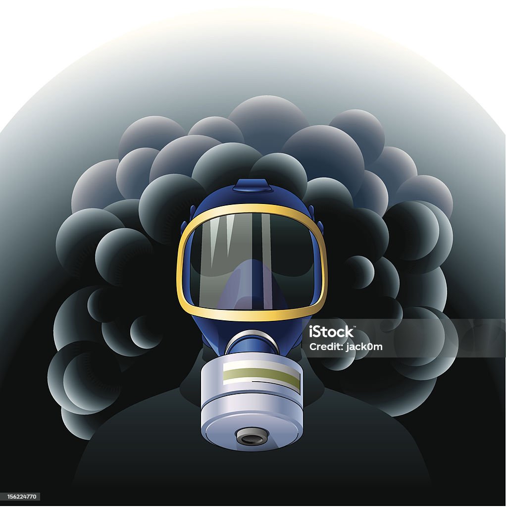 Máscara de Gas - arte vectorial de Máscara de gas libre de derechos