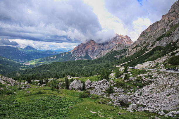 istock Dolomite mountains in Italy 1562318295